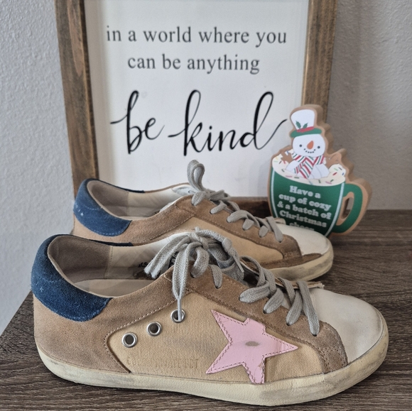 Golden Goose Womens Super Star Sneakers Size 37, Authentic - Picture 3 of 9